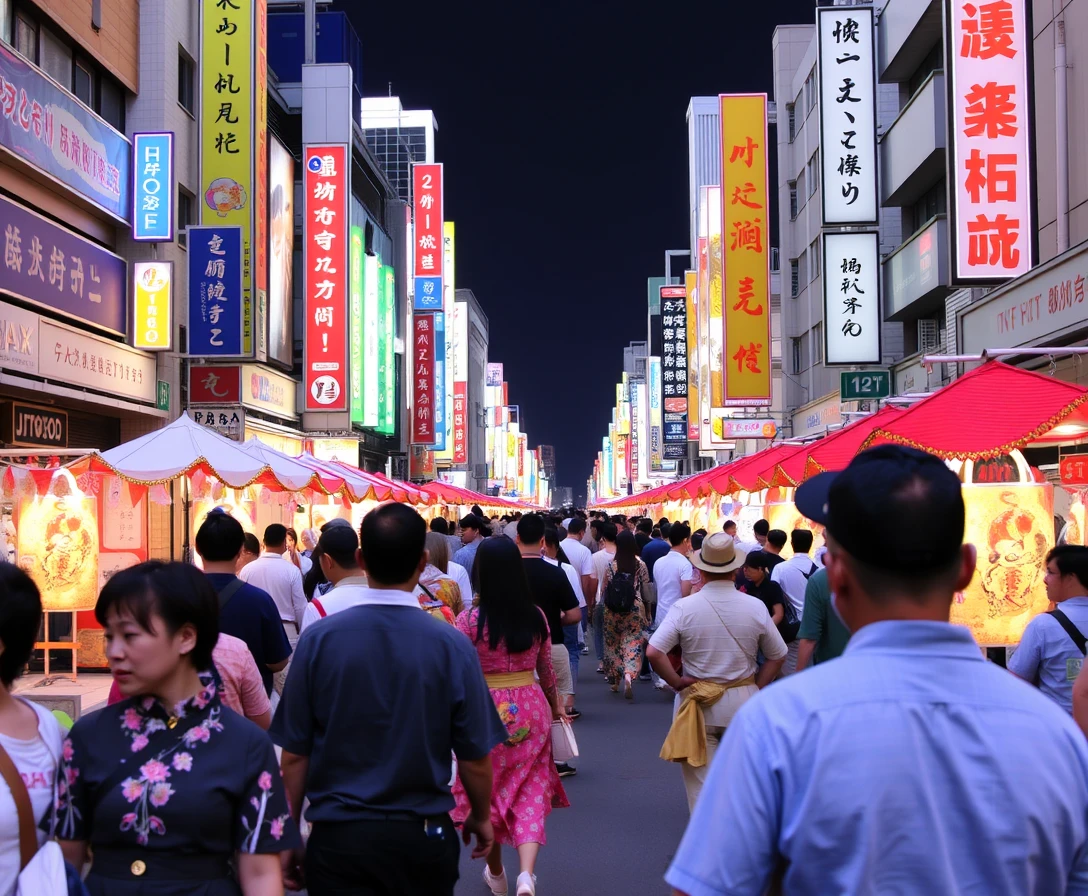Vibrant cultural festival in Little Tokyo