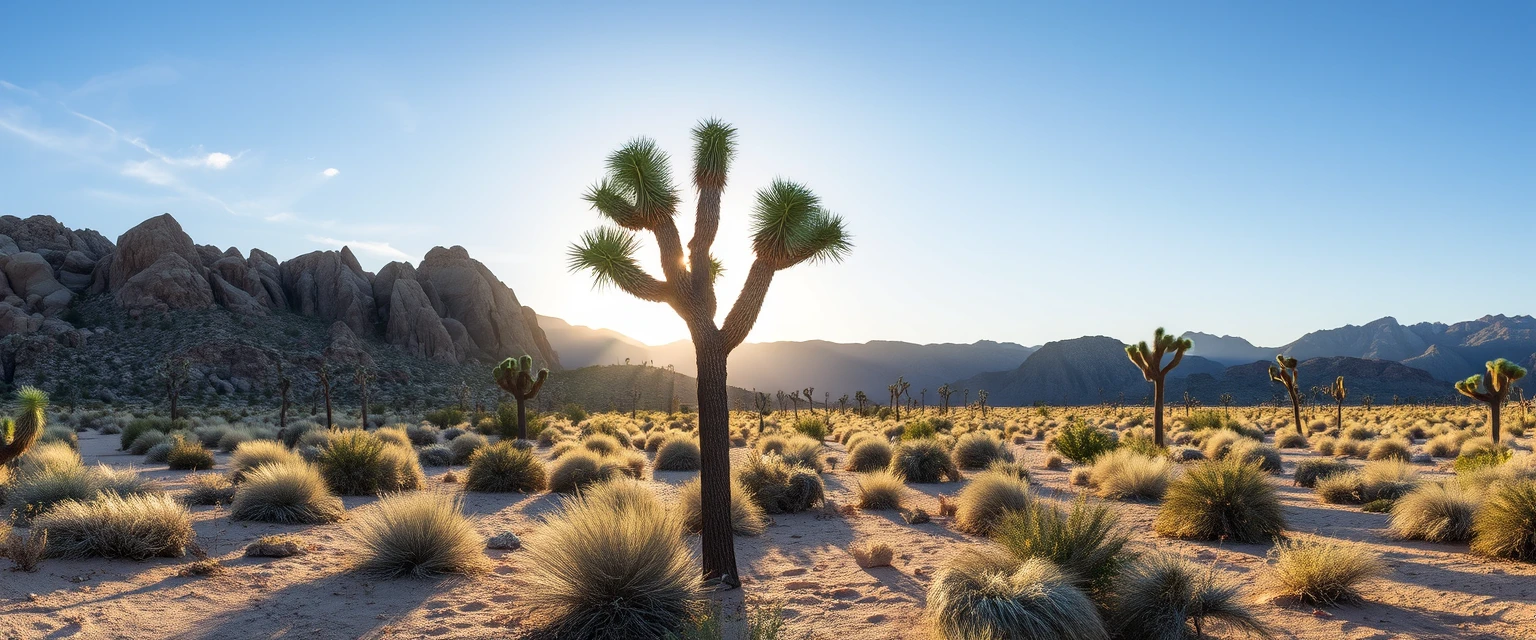 Serene nature shot at Joshua Tree National Park